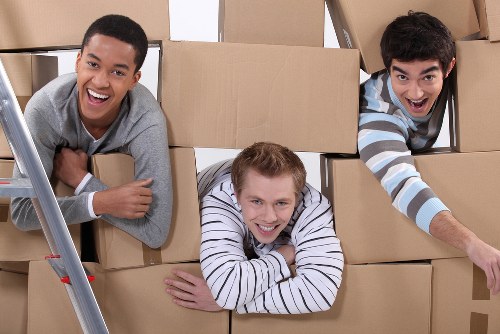 Preparation and loading of household furniture for collection