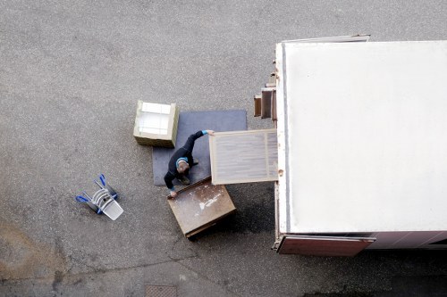 Removal team helping with a house move in Harrow