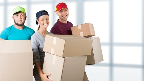 Reviewing a service complaint in a van removal business