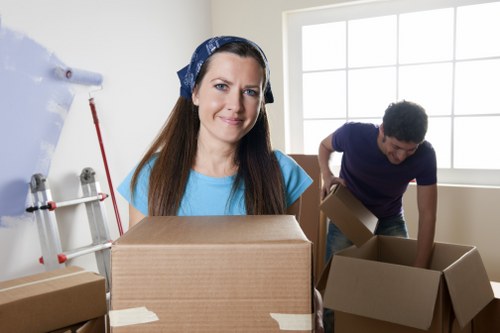 Local moving truck service handling a flat move in Harrow