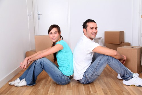 Careful box labelling and room-by-room packing in Harrow
