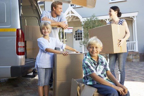 A moving truck ready for residential or business removals in Harrow